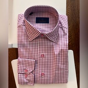 NWOT David Donahue Casual Twill Sport Shirt